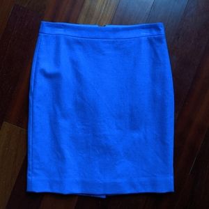 J. Crew Factory The Pencil Skirt in Cobalt Blue